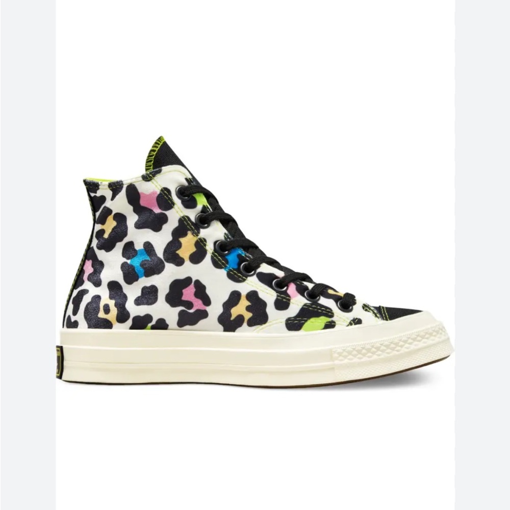 Converse Women's Chuck 70 Hi 6.5 Shoes Animal Print Leopard Sneakers 572369c